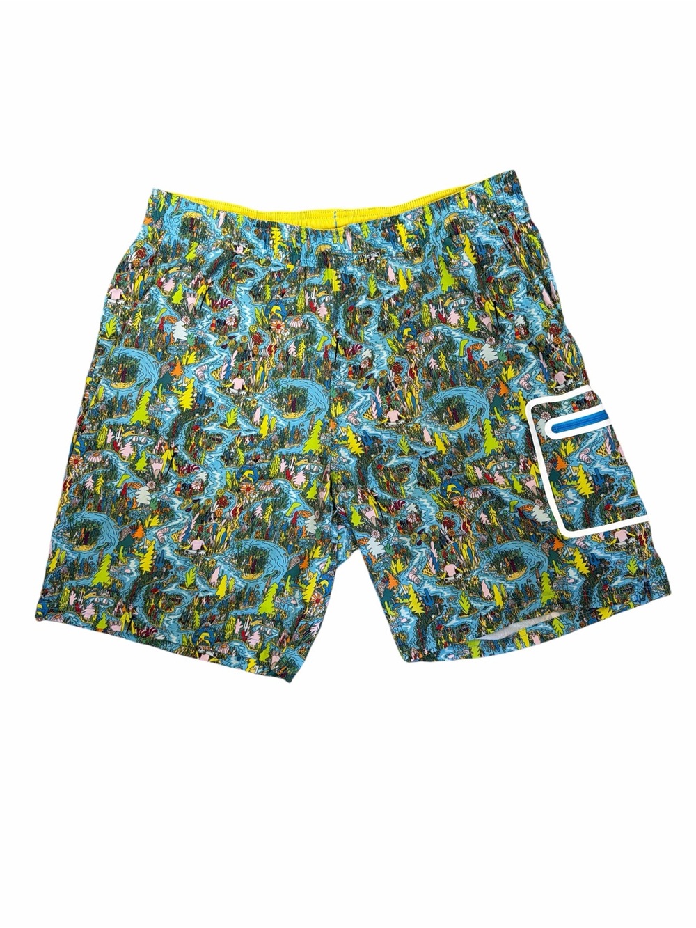 Bonobos Fielder Men’s Swim Trunks Large Scenic Print Board Short Beach Surf Swim